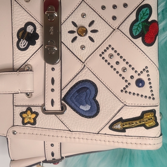 Coach Swagger 27 In Embellished Canyon Quilt Leather - Picture 3 of 13